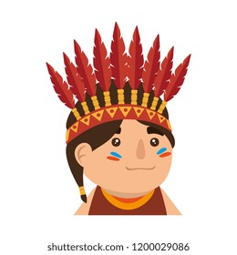 thanksgiving indigenus character icon