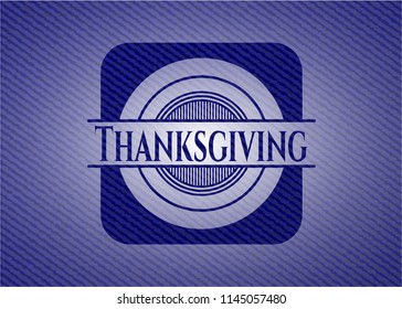 Thanksgiving with jean texture