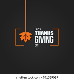 fondo de diseño del logotipo de thansgiving