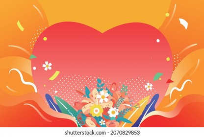 Thanksgiving lovers figure than heart illustration love Valentine's Day gift Poster