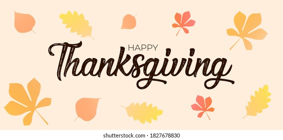 Thanksgiving Maple Graphic Design Vector Illustration EPS10
