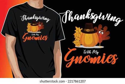 Acción de Gracias con diseño de camisetas de My Gnomies