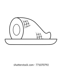 thanksgiving outline object