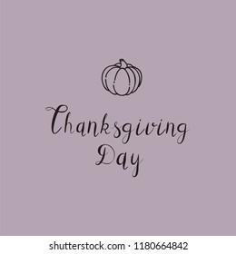 Thanksgiving party day concept background. Simple illustration of thanksgiving party day vector concept background for web design
