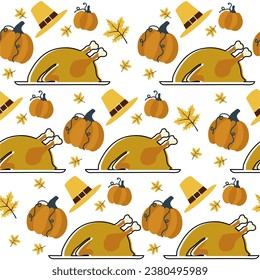 Thanksgiving pattern. Hq for web and print use.