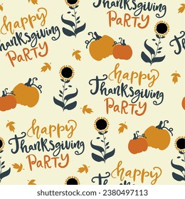 Thanksgiving pattern. Hq for web and print use.