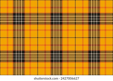 Thanksgiving pattern texture plaid, diagonal check tartan fabric. Quiet textile vector background seamless in bright and black colors.