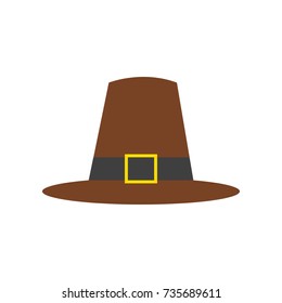 Thanksgiving Pilgrim's Brown Hat