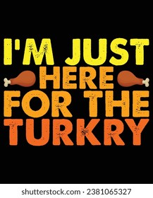 Thanksgiving print template t shirt design
