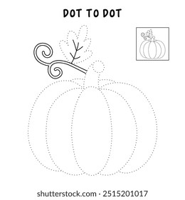 Thanksgiving pumpkin coloring pages for kids. Trace and color thanksgiving pumpkin vector. Thanksgiving pumpkin celebration coloring page worksheet printable. Kindergarten and preschool activity.