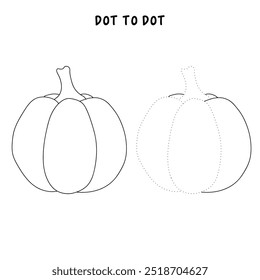 Thanksgiving pumpkin coloring pages for kids. Trace and color thanksgiving pumpkin. Thanksgiving pumpkin celebration coloring page worksheet printable. Kindergarten and preschool activity.