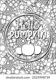 Thanksgiving Quote Coloring Page for Adults. Thanksgiving Coloring Page. Adult Mandala Coloring Page.  