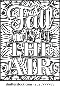 Thanksgiving Quote Coloring Page for Adults. Thanksgiving Coloring Page. Adult Mandala Coloring Page.