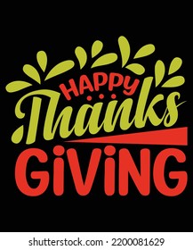 Thanksgiving Quotes T-shirt Design Vector