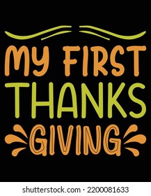 Thanksgiving Quotes T-shirt Design Vector