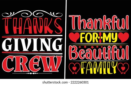 Thanksgiving Quotes T-shirt Design Vector