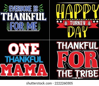 Thanksgiving Quotes T-shirt Design Vector