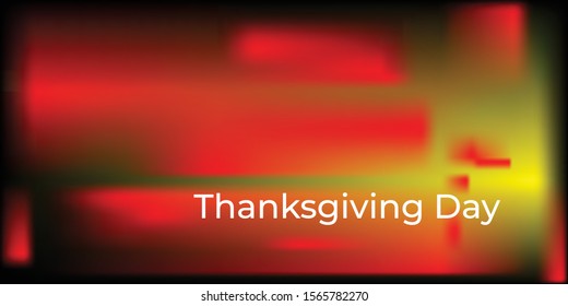 Thanksgiving red colorful New design template for all in this day