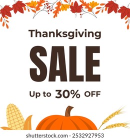 Thanksgiving Sale with 30 percent discount