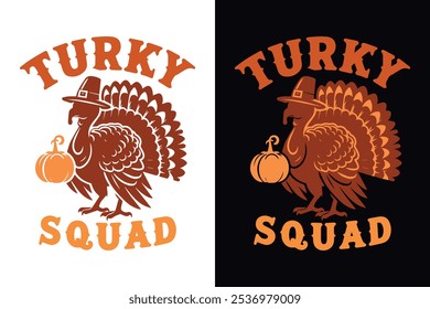 Thanksgiving shirt design in Adobe Illustrator