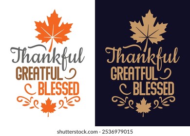 Thanksgiving shirt design in Adobe Illustrator