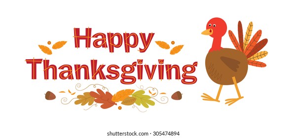 Thanksgiving Sign Background Happy Thanksgiving Sign Stock Vector ...