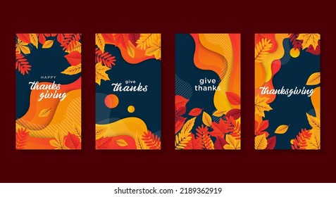 Thanksgiving Social Media Template. Thanksgiving Card Celebration.