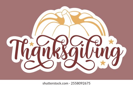 Thanksgiving ,Stickers Bundle,Single Design ,