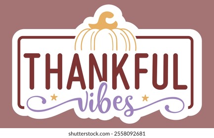 Thanksgiving ,Stickers Bundle,Single Design ,