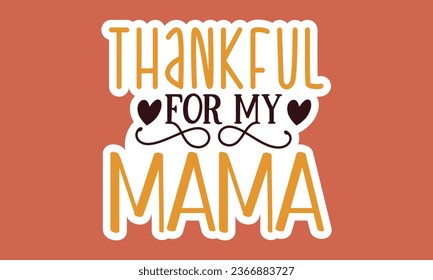 Thanksgiving Stickers , Single design