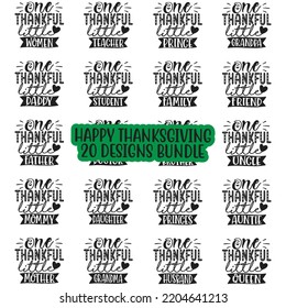 Thanksgiving Svg Bundle, Christmas, Halloween, Fall Thanksgiving, Thankful, Pumpkin Turkey, Quotes, Sayings, Autumn, Blessed design Svg bundle Thanksgiving fall  Quotes t shirt Design, Vector EPS Edit