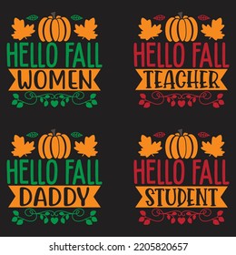 Thanksgiving Svg Bundle, Christmas, Halloween, Fall Thanksgiving, Thankful, Pumpkin Turkey, Quotes, Sayings, Autumn, Blessed design Svg bundle Thanksgiving fall  Quotes t shirt Design, Vector EPS Edit