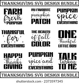 Thanksgiving "svg" design bundle and eps file