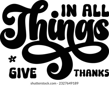 Thanksgiving svg design retro svg eps file