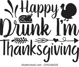 Thanksgiving SVG T-Shirt Design For Print