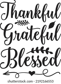 Thanksgiving SVG T-Shirt Design For Print