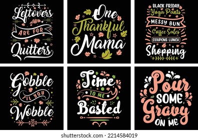 Thanksgiving t shirt design Bundle, turkey day coming, thanks Giving coming