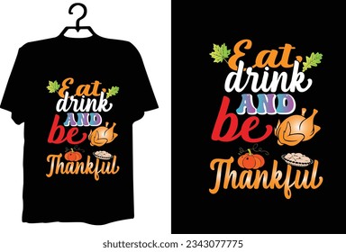 Thanksgiving t shirt design vector