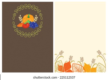 Thanksgiving Template Invitation Card