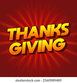 Thanksgiving text effect design for social media ads