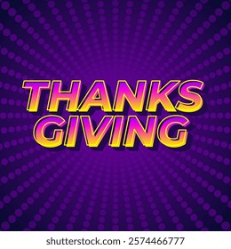 Thanksgiving text effect design for social media ads