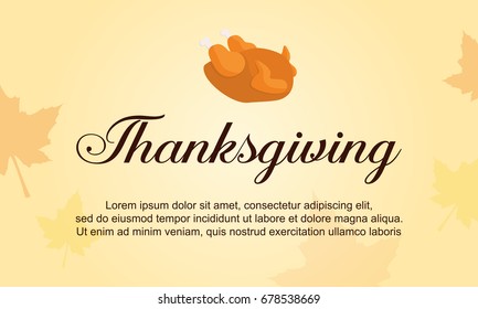 Thanksgiving theme background collection style