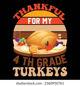 thanksgiving tshart design vector art