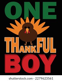 A Thanksgiving t-shirt design could feature autumnal colors and images such as pumpkins, leaves, and cornucopias.