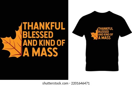 Thanksgiving T-Shirt Design day Template