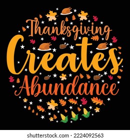 Thanksgiving T-shirt design, Happy thanksgiving lettering t shirt, thanksgiving quote