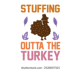 Thanksgiving T-shirt Design, Turkey T-shirt, pie, Pumpkin crew, Love Fall y’all, Turkey squad