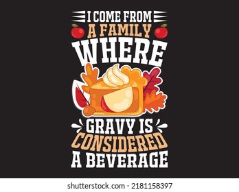 Thanksgiving t-shirt design vector file