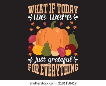 Thanksgiving t-shirt design vector file