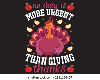 Thanksgiving t-shirt design vector file